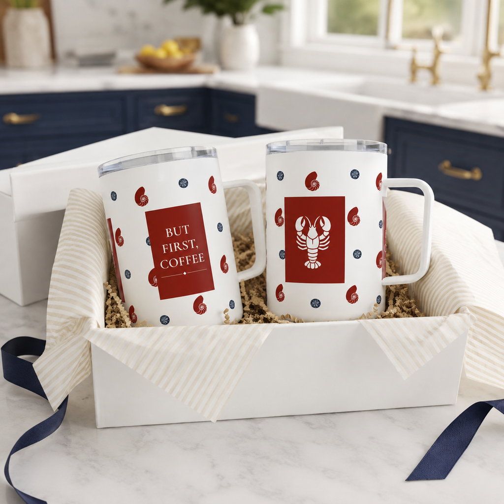 But First, Coffee Seaside Insulated Mug
