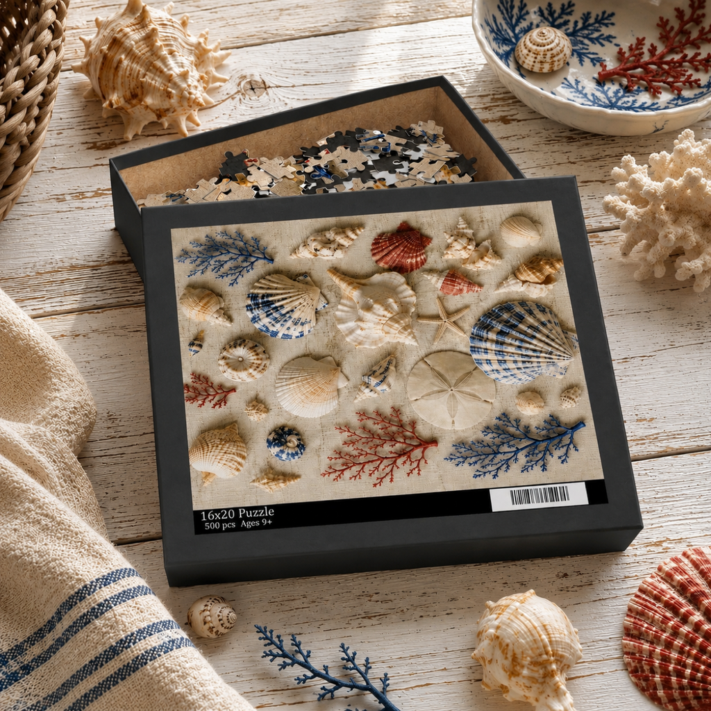 Seaside Shell Collection Puzzle