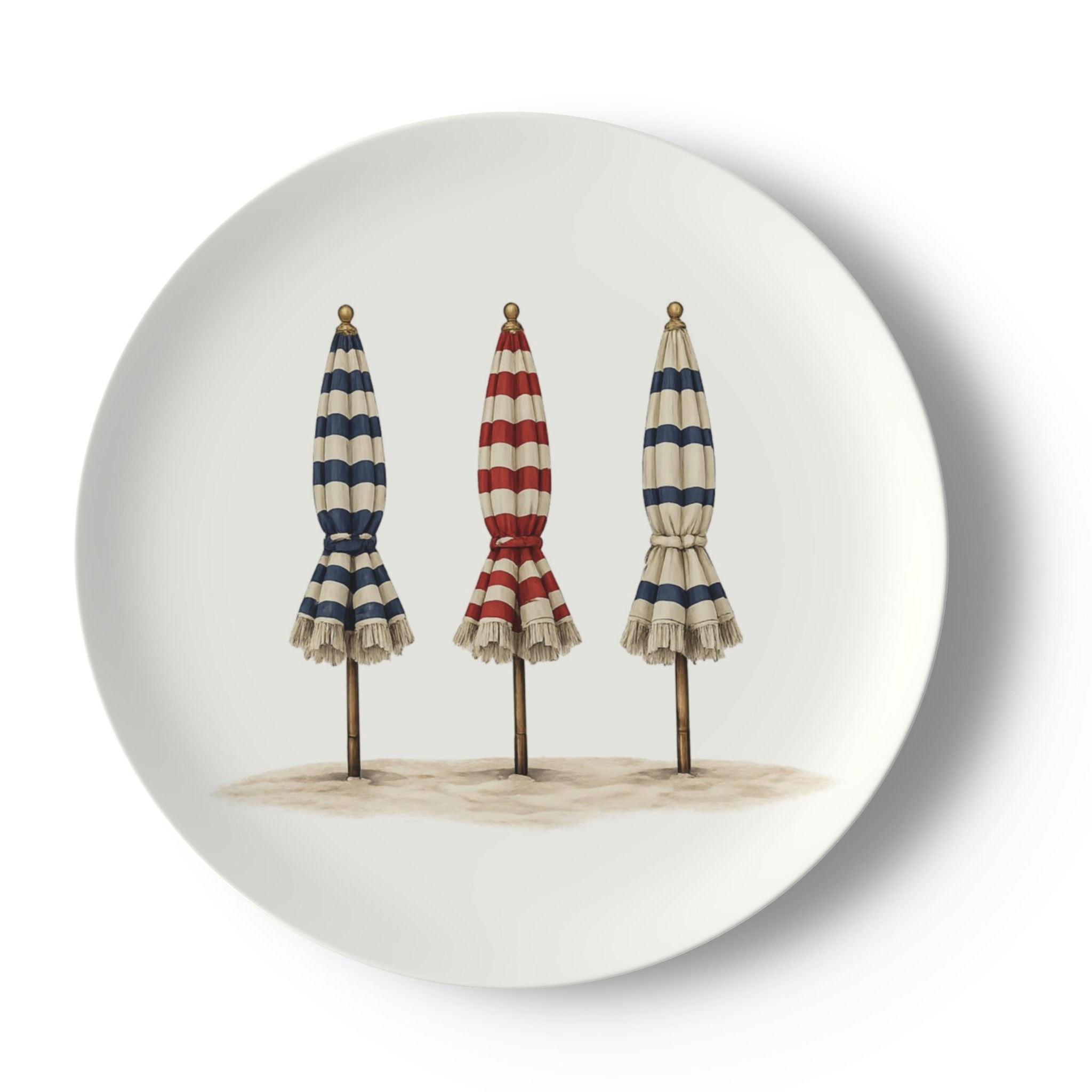 Beach Club Decorative Bone China Plate | Heritage Collection