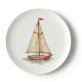 Crimson Sail decorative Bone China Plate