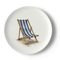 Seaside Deck Chair Decorative Bone China Plate | Seaside Collection