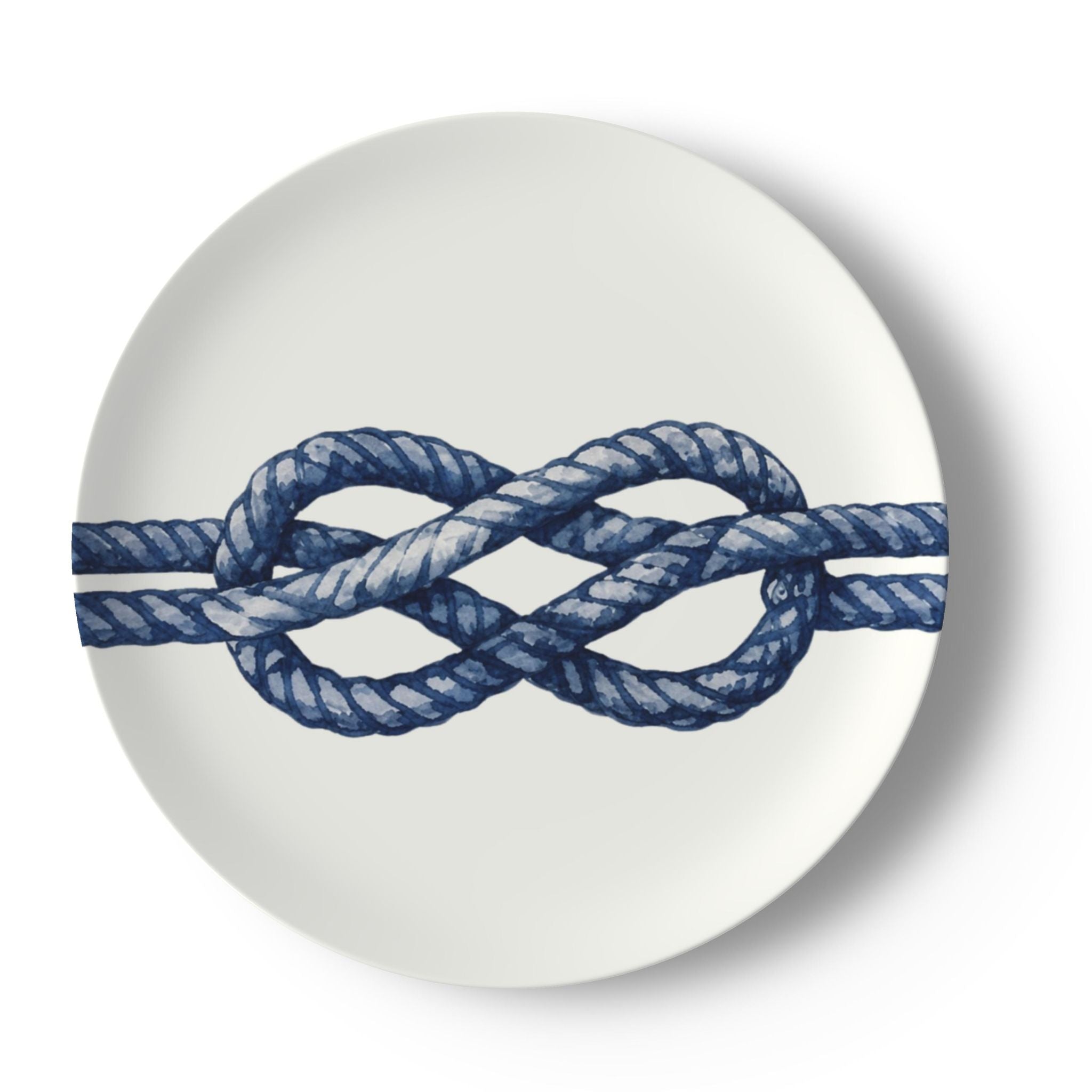 Sailor’s Knot Decorative Bone China Plate | Seaside Collection