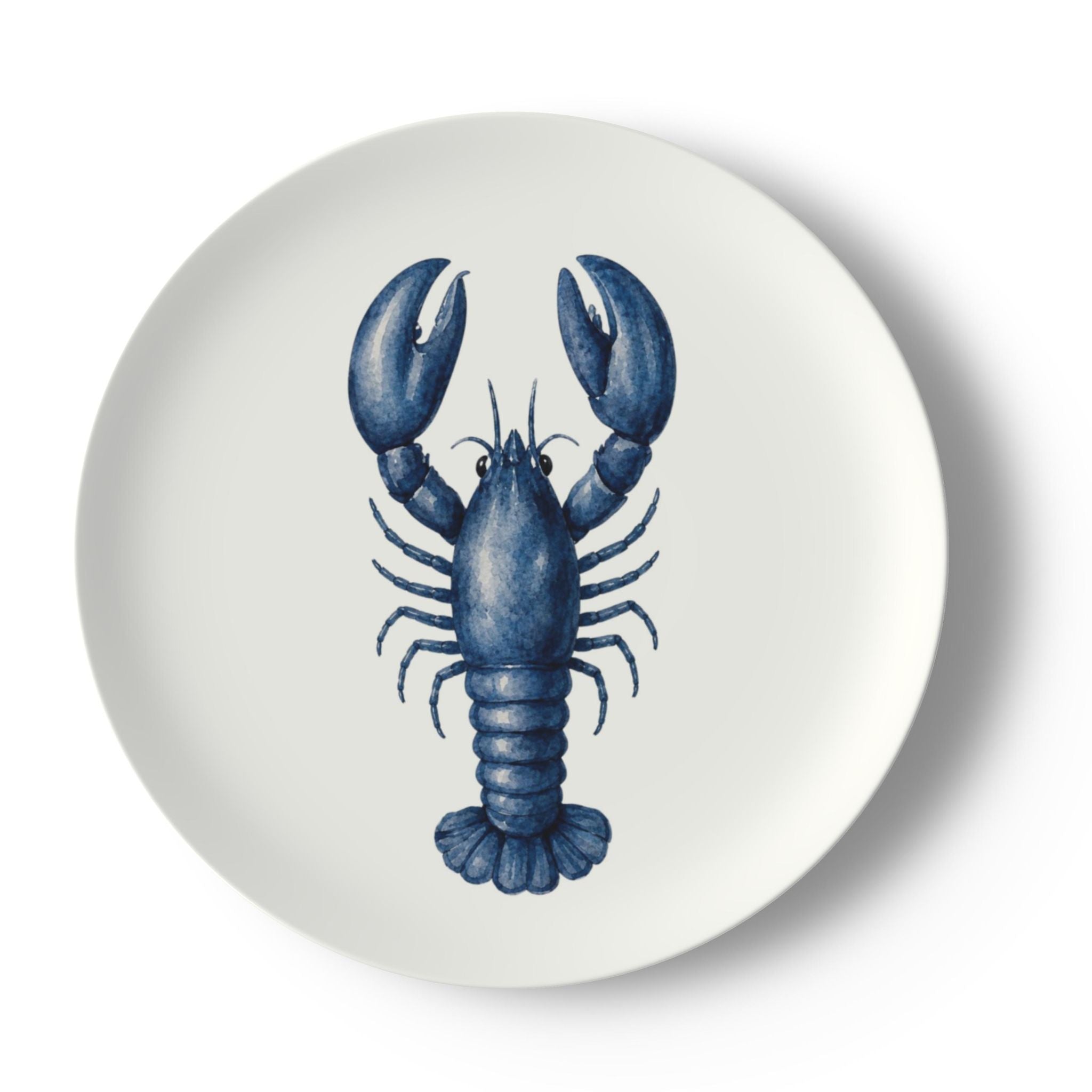 Blue Lobster Decorative Bone China Plate | Seaside Collection