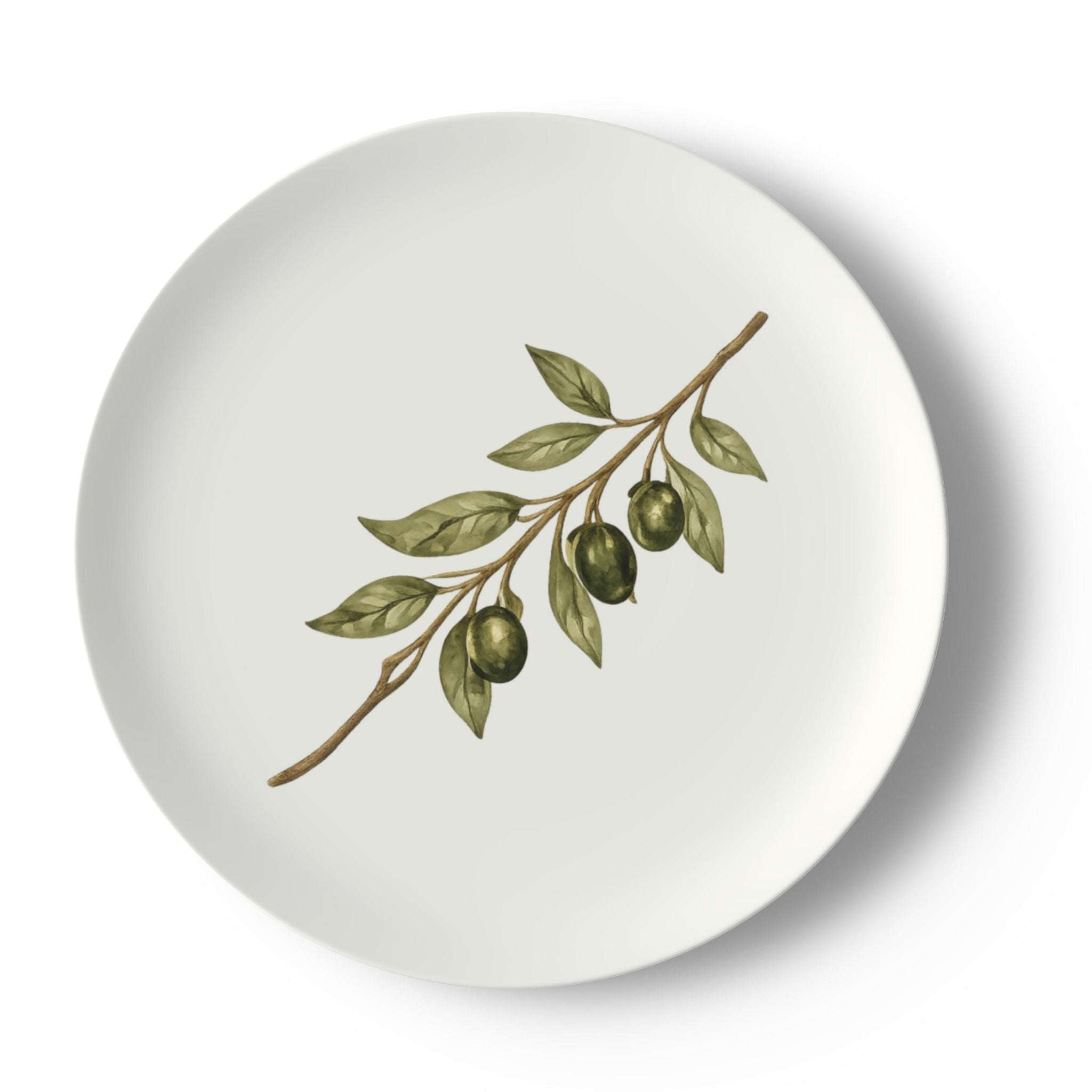Olive Branch Decorative Bone China Plate | Heritage Collection