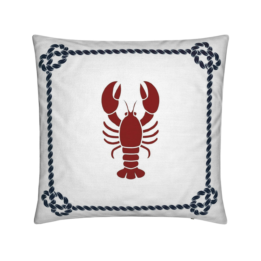 Seaside Lobster Rope Pillow